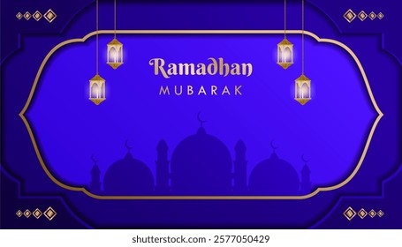 Islamic background with Ramadan theme, good for use on websites, banners, etc.