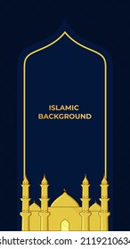 Islamic Background. Ramadhan Kareem background with pattern Islamic. Suitable for poster, brochure, flyer, promo, wallpaper