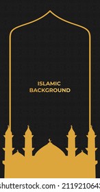 Islamischer Hintergrund. Ramadhan Kareem Hintergrund mit Muster islamisch. Geeignet für Poster, Broschüre, Flyer, Promo, Tapete