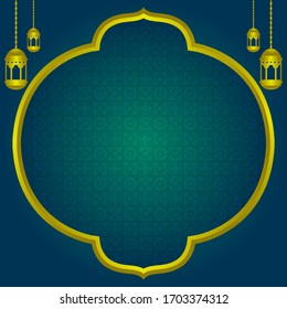 green islamic background images stock photos vectors shutterstock https www shutterstock com image vector islamic background template green color lantern 1703374312