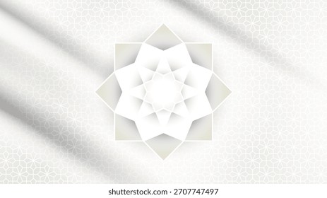 Modelo de fundo islâmico com fundo ornamental islâmico simples e gradiente para a campanha de celebração de feriado islâmico