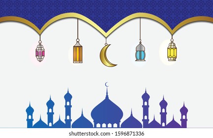 Islamic background, Islamic templates, can be used for banners, and sayings in Ramadan and Islamic events or to Arabic