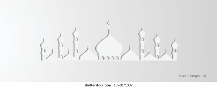 Islamic background, Islamic templates, can be used for banners, and sayings in Ramadan and Islamic events or to Arabic