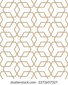 Islamic background with traditional style arabic. Seamless pattern for card, background, fabric or abstract design. Muslim ornament.