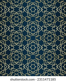 Islamic background with traditional style arabic. Seamless pattern for card, background, fabric or abstract design. Muslim ornament.