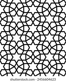 Fondo islámico con estilo árabe tradicional. Patrón sin costuras para tarjeta, fondo, tela o diseño abstracto. Adorno musulmán.