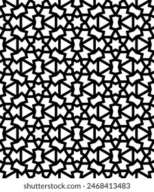 Islamic background with traditional style arabic. Seamless pattern for card, background, fabric or abstract design. Muslim ornament.