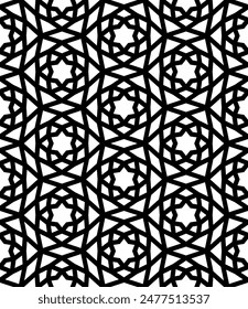 Islamic background with traditional style arabic. Seamless pattern for card, background, fabric or abstract design. Muslim ornament.