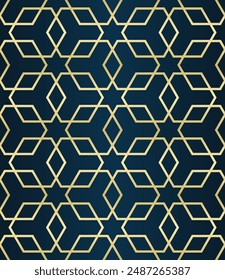 Fondo islámico con estilo árabe tradicional. Patrón sin costuras para tarjeta, fondo, tela o diseño abstracto. Adorno musulmán.