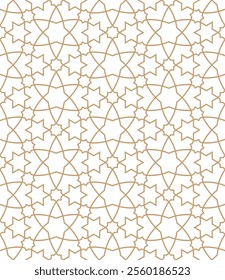 Islamic background with traditional style arabic. Seamless pattern for card, background, fabric or abstract design. Muslim ornament.