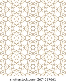 Fondo islámico con estilo árabe tradicional. Modelo inconsútil para la tarjeta, el fondo, la tela o el diseño abstracto. Adorno musulmán.