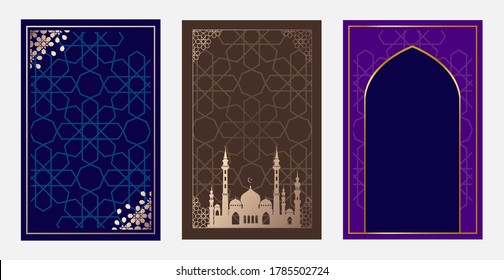 Islamic backgrounds for Eid al-Adha for posters and flyers