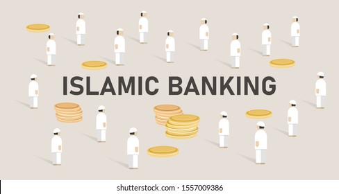 Islamic banking. Concept of managing money using shariah Islam religion law
