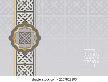 Islamic Banner Template. Billboard, Poster, Social Media, Greeting Card Template 2