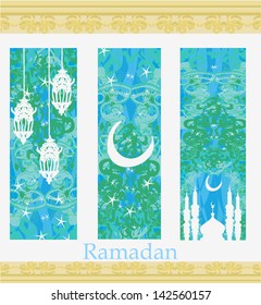 Islamic Banners set - Ramadan