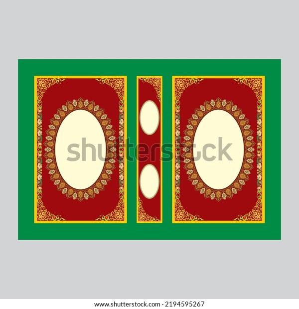 Islamic Book Cover Design, Floral, Vector, Illustration,\
Islamic  