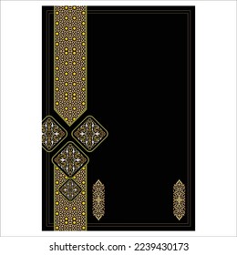 islamic book cover design, quran cover design, book tile cover, islamic title cover, urdu, quran frames