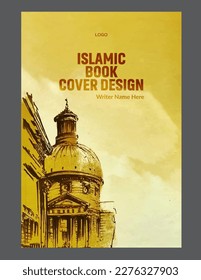 Design-Vorlage für islamische Buchabdeckungen