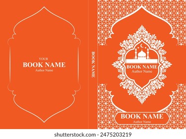 Islamic Book Cover Editable Vector Design