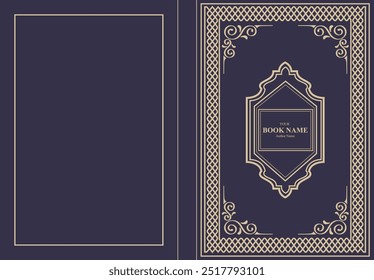 Capa de Livro Islâmica Projeto Gráfico Vetorial Editável