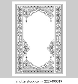 portada de libro islámico con diseño único eps 10