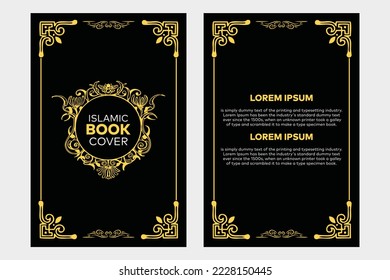 Islamic book cover with unique design eps 1
