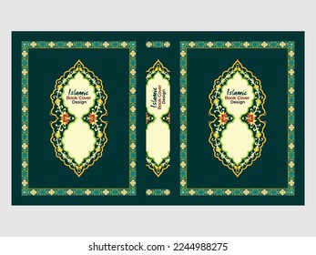islamic book cover with unique design eps2