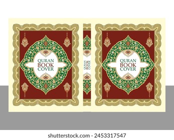 Islamic book cover, book cover, vector, book, logo,