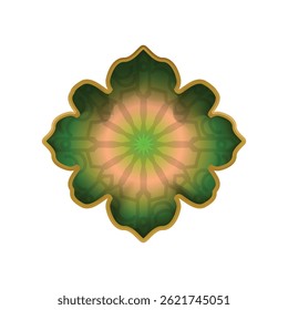Islamic border and frame graphic or clipart vector