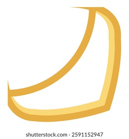 Islamic border ornament edge gold color