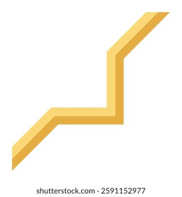 Islamic border ornament edge gold color