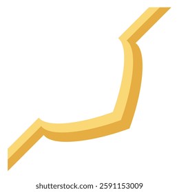 Islamic border ornament edge gold color