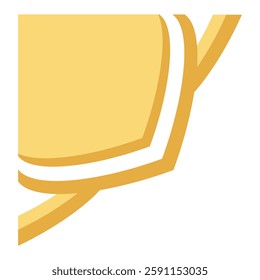 Islamic border ornament edge gold color
