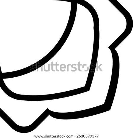 Islamic border ornament edge line stroke