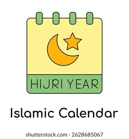 Nome do Calendário Islâmico Ano Islâmico