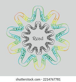 Islamic Calligraphy for Quran Surah Al-'Alaq 1.  Translated: Read.