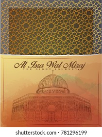 Islamic Card Isra Wal Miraj