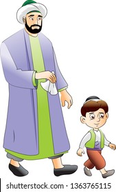 Islamic cartoon character
