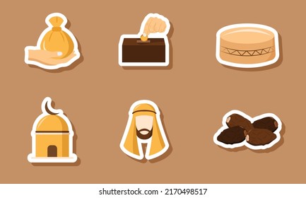 Islamic Celebration Sticker Set Design