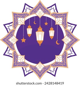Islamic Celebration Vector and Card for Eid and Ramadhan 
