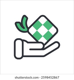 Islamic Celebration Vector
Description: A festive Eid al-Fitr icon celebrating the end of Ramadhan, symbolizing joy, gratitude, and community. Suitable for Islamic events, greeting cards, and digital 