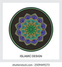 Islamic circle geometric and arch design