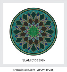Islamic circle geometric and arch design
