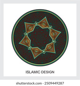 Islamic circle geometric and arch design