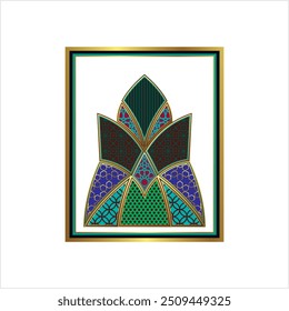 Islamic circle geometric and arch design