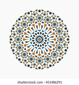 Islamic Circle Pattern.