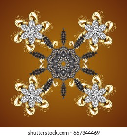 Islamic colored mandala round ornament on background. Vector architectural muslim texture design. Can be used for brochures invitations, persian motif.