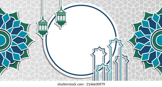 islamic concept background vector. simple and flat design. eps vector