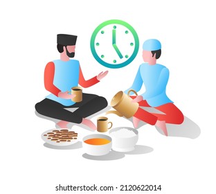 Islamic concept Ramadan kareem illustration