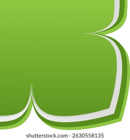 Islamic Corner Ornament Decoration Elements in Elegant Green Gradient